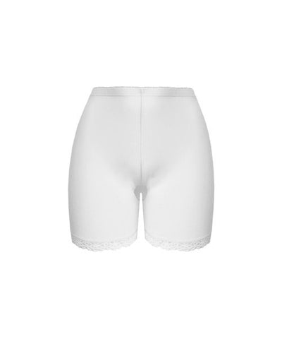 FINE WOMAN® Katoenen Fietsbroekje / Boxershort met kant 3 pack