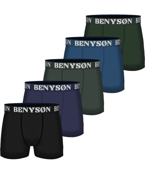 BENYSON® Viscose Boxershorts 5-Pack 7123