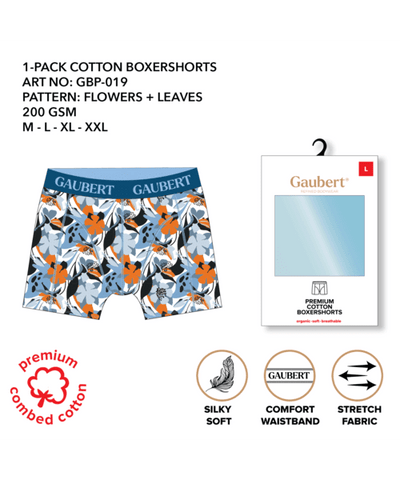 GAUBERT® Katoenen Boxershort met print GBP-019