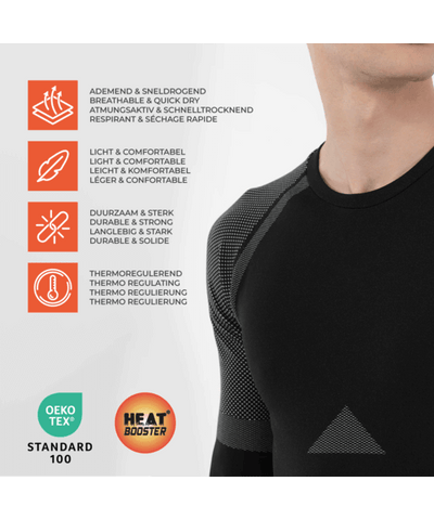 HEAT BOOSTER® Naadloze Heren Thermoshirt 258