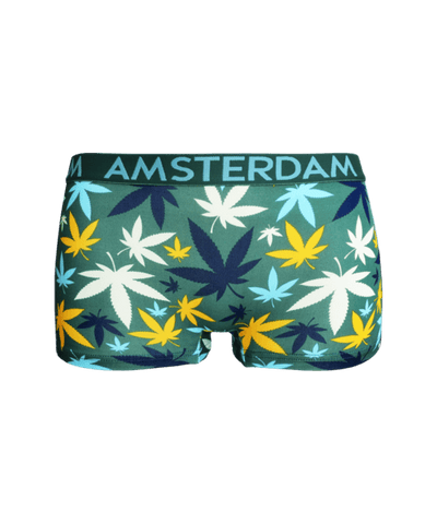 Katoenen Dames Boxershort met wietprint 5-pack 8034