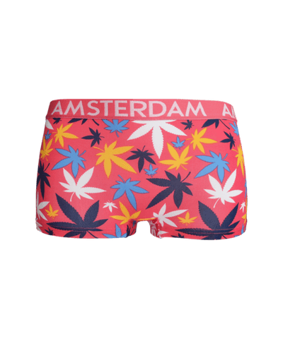 Katoenen Dames Boxershort met wietprint 5-pack 8034